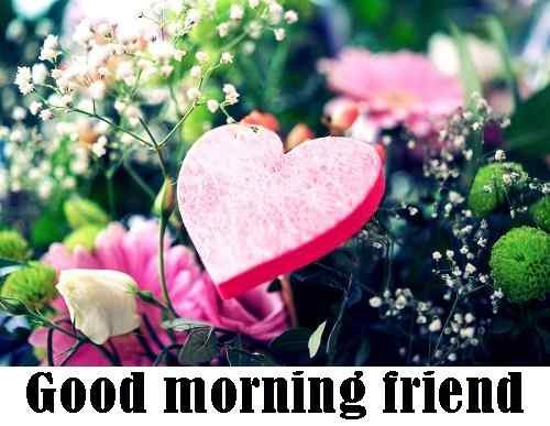 heart pic of good morning flower download