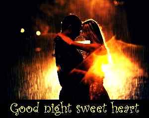 romantic love good night image HD
