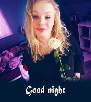 beautiful girl wallpaper with good night caption