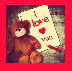 sweet teddy image of love download