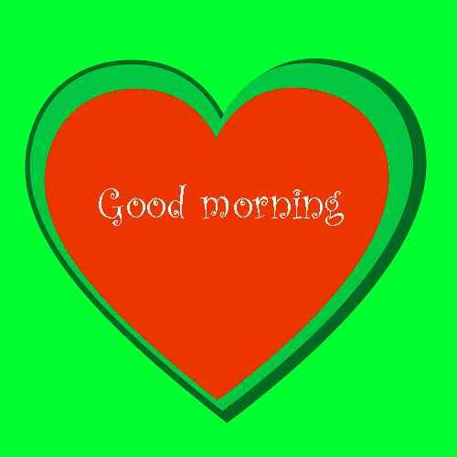 best heart pic of good morning download