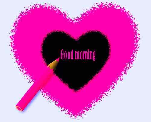 sweet heart image with good morning download